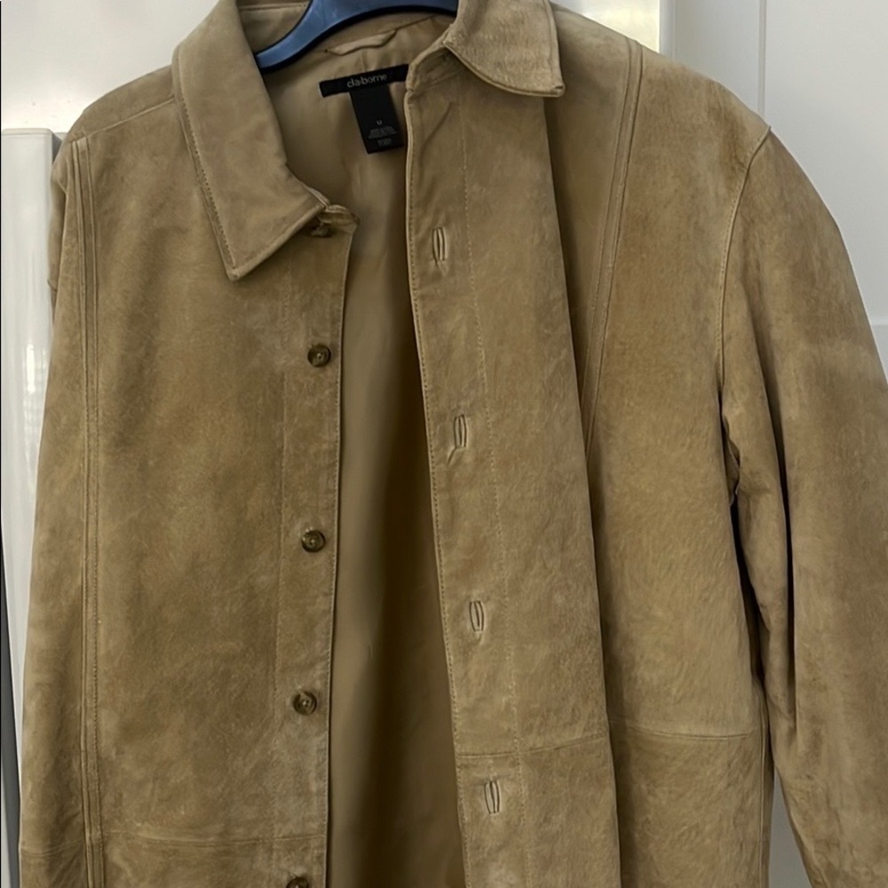 Suede Liz Claiborne mens jacket